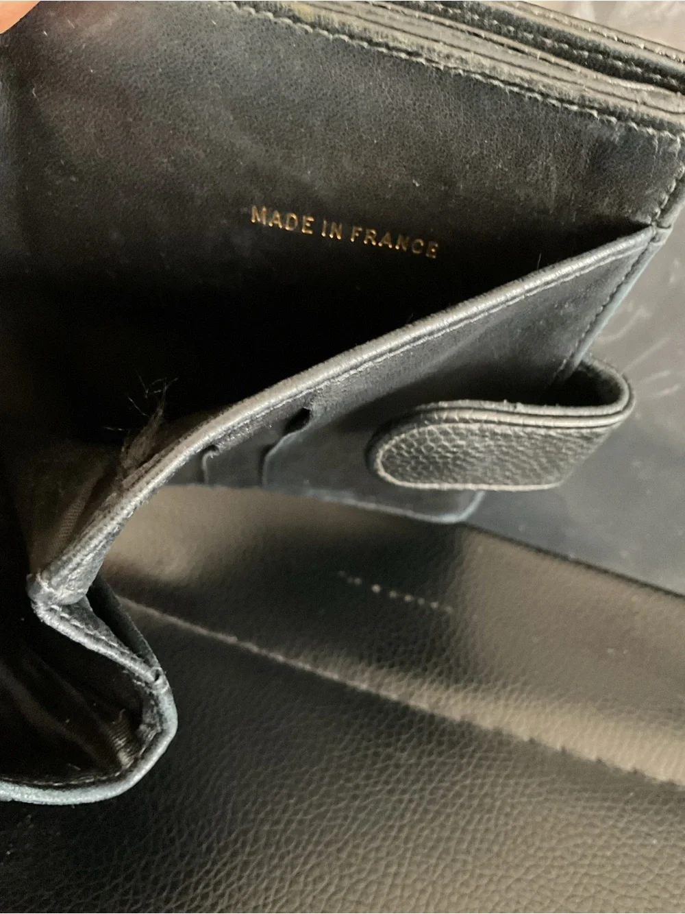 CHANEL Black Caviar Leather Small Wallet with CC Logo